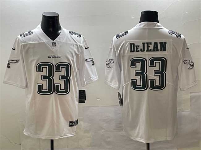Men's Philadelphia Eagles #33 Cooper DeJean White Fashion New Vapor Untouchable Limited Stitched Jersey Dzhi,We sell and wholesale Men's Philadelphia Eagles #33 Cooper DeJean White Fashion New Vapor Untouchable Limited Stitched Jersey Dzhi on line form chian!